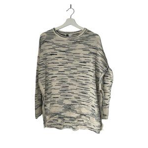 H&M Beige Grey Knit Sweater Size Small Fall Autumn Cozy